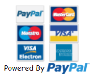 Pay via Paypal, Credit and Debit cards ..